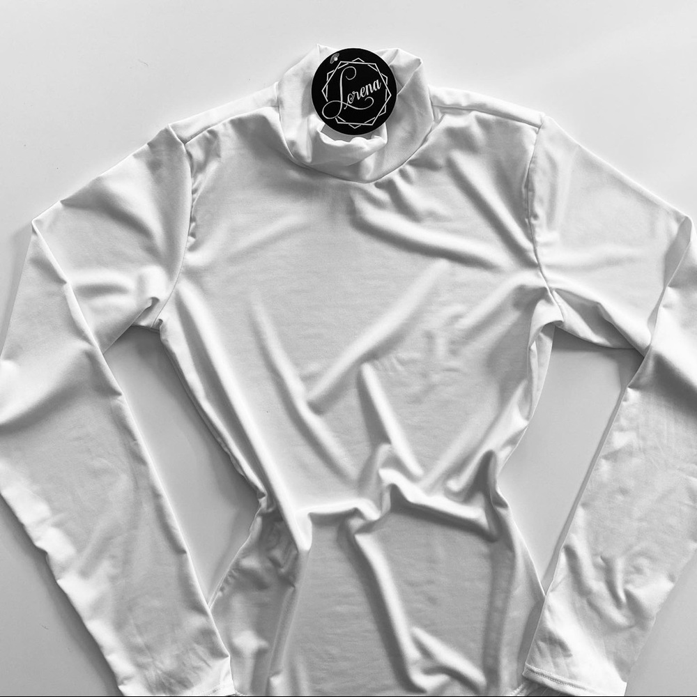 Turtleneck S-L Long Sleeve Bodysuit Stretch